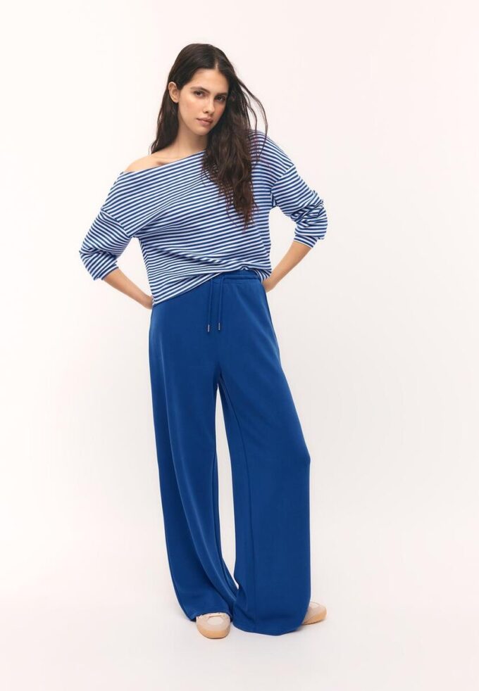 Pantalones jogger palazzo de tacto suave Pantalones jogger palazzo de tacto suave
