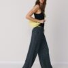Pantalones jogger palazzo de tacto suave Pantalones jogger palazzo de tacto suave