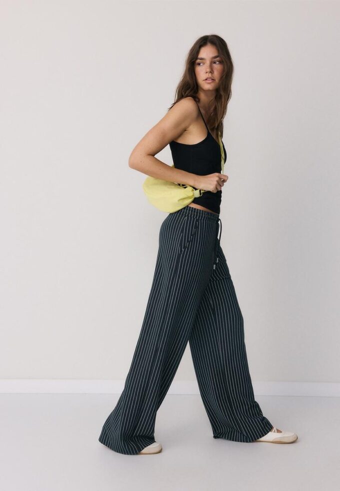 Pantalones jogger palazzo de tacto suave Pantalones jogger palazzo de tacto suave