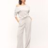 Pantalones jogger palazzo de tacto suave Pantalones jogger palazzo de tacto suave