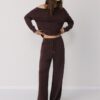 Pantalones jogger palazzo de tacto suave Pantalones jogger palazzo de tacto suave