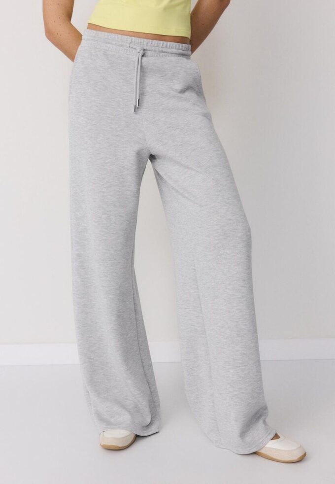 Pantalones jogger palazzo de tacto suave Pantalones jogger palazzo de tacto suave