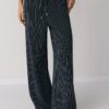 Pantalones jogger palazzo de tacto suave Pantalones jogger palazzo de tacto suave