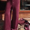 Pantalones jogger palazzo de tacto suave Pantalones jogger palazzo de tacto suave
