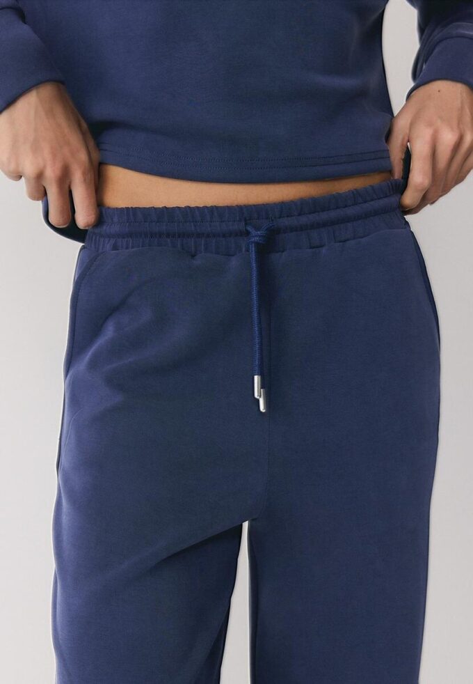 Pantalones jogger palazzo de tacto suave Pantalones jogger palazzo de tacto suave