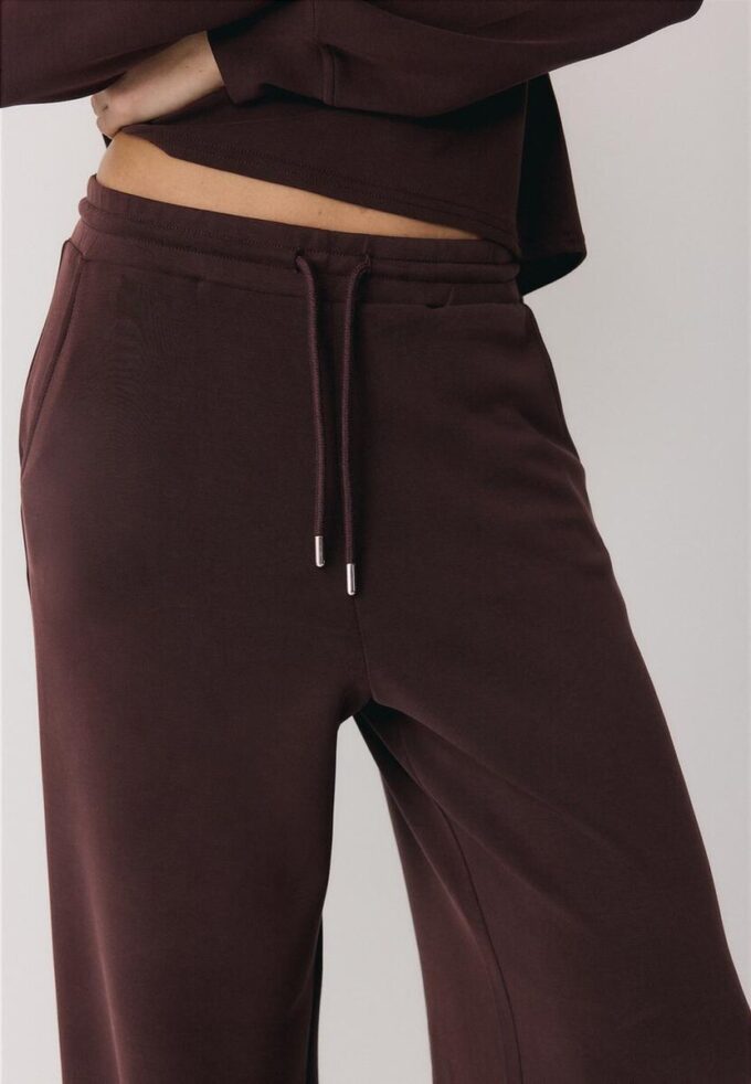 Pantalones jogger palazzo de tacto suave Pantalones jogger palazzo de tacto suave