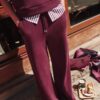 Pantalones jogger palazzo de tacto suave Pantalones jogger palazzo de tacto suave