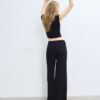 Pantalones jogger palazzo de tacto suave Pantalones jogger palazzo de tacto suave