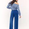 Pantalones jogger palazzo de tacto suave Pantalones jogger palazzo de tacto suave