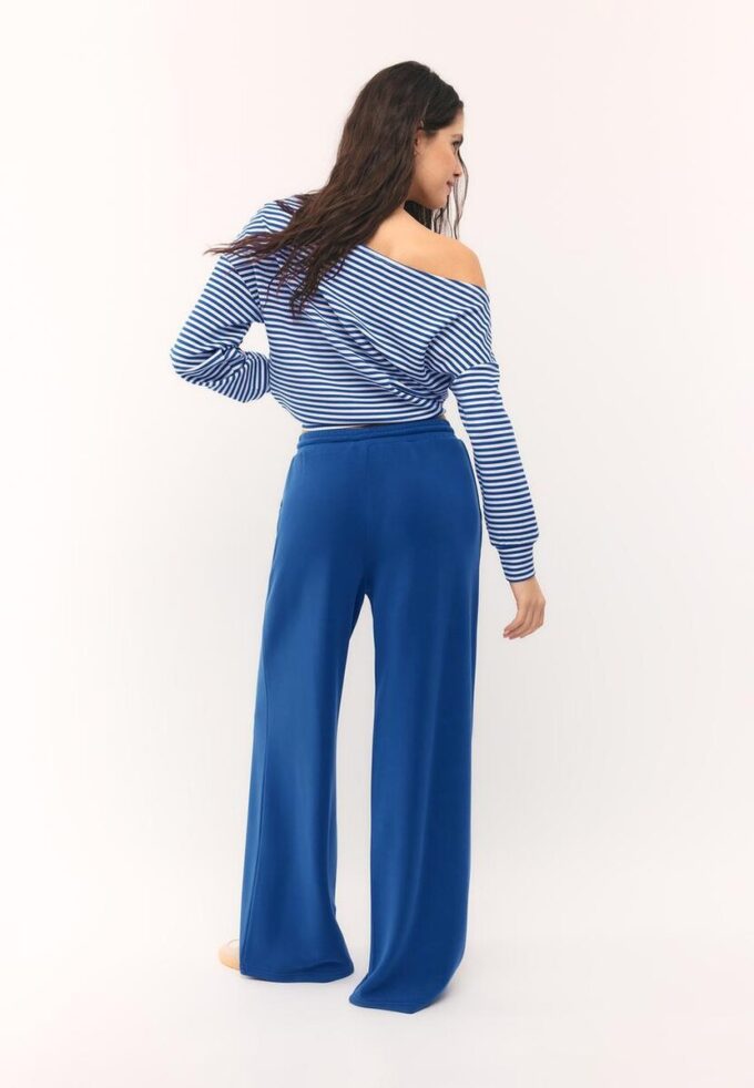 Pantalones jogger palazzo de tacto suave Pantalones jogger palazzo de tacto suave