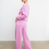 Pantalones jogger palazzo de tacto suave Pantalones jogger palazzo de tacto suave