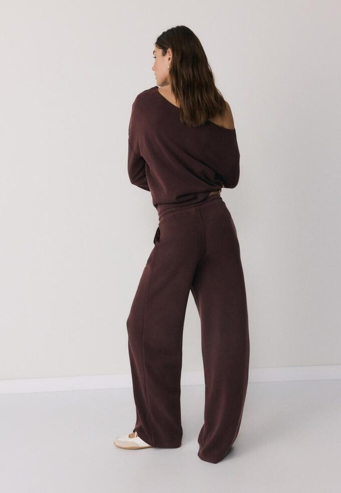 Pantalones jogger palazzo de tacto suave Pantalones jogger palazzo de tacto suave