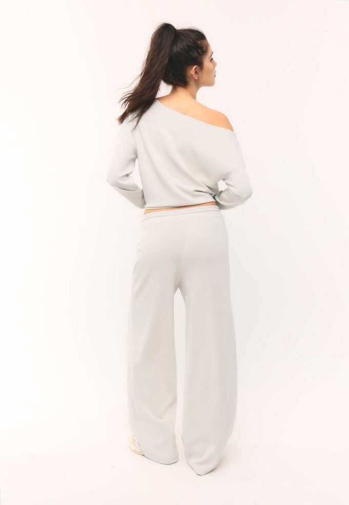 Pantalones jogger palazzo de tacto suave Pantalones jogger palazzo de tacto suave