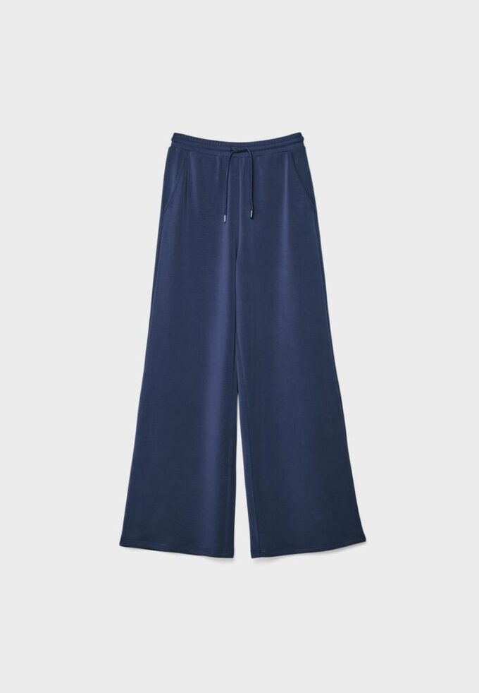 Pantalones jogger palazzo de tacto suave Pantalones jogger palazzo de tacto suave