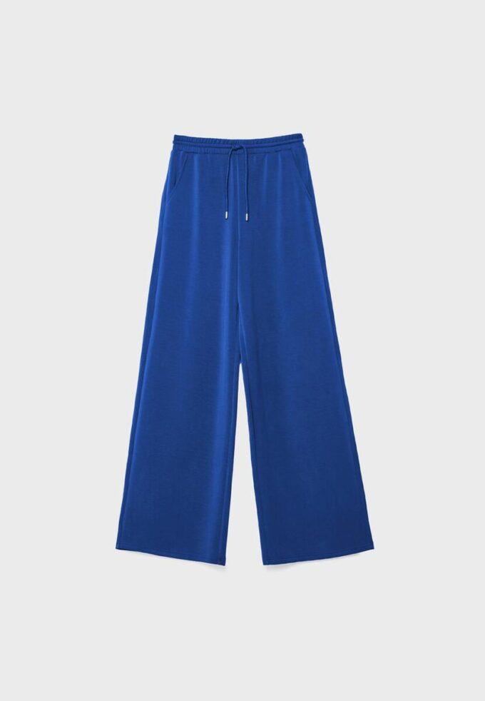 Pantalones jogger palazzo de tacto suave Pantalones jogger palazzo de tacto suave