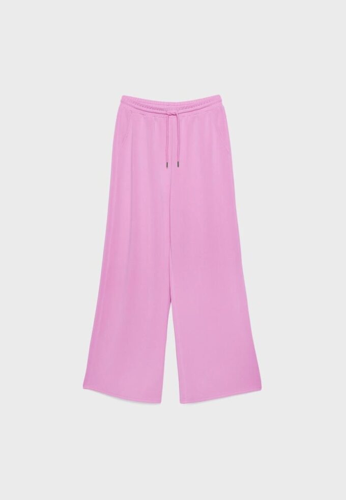 Pantalones jogger palazzo de tacto suave Pantalones jogger palazzo de tacto suave