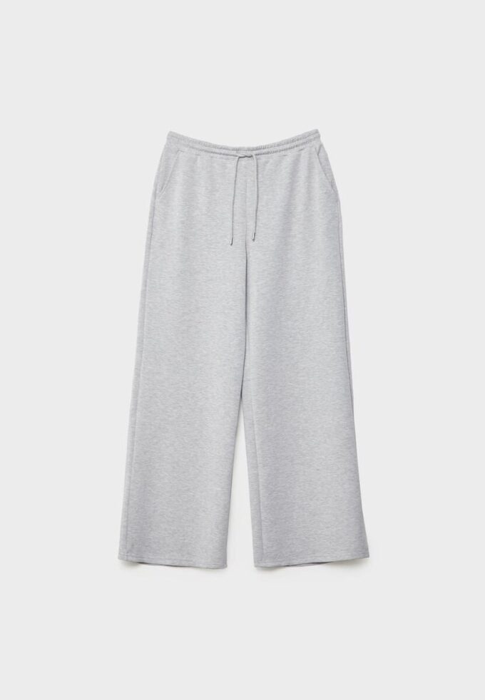 Pantalones jogger palazzo de tacto suave Pantalones jogger palazzo de tacto suave