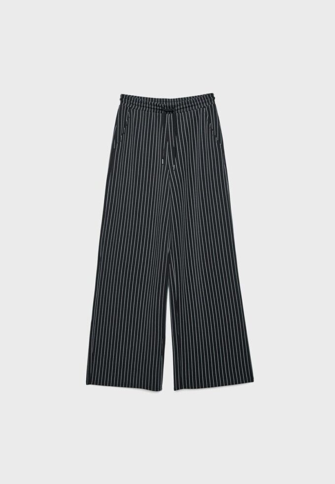 Pantalones jogger palazzo de tacto suave Pantalones jogger palazzo de tacto suave