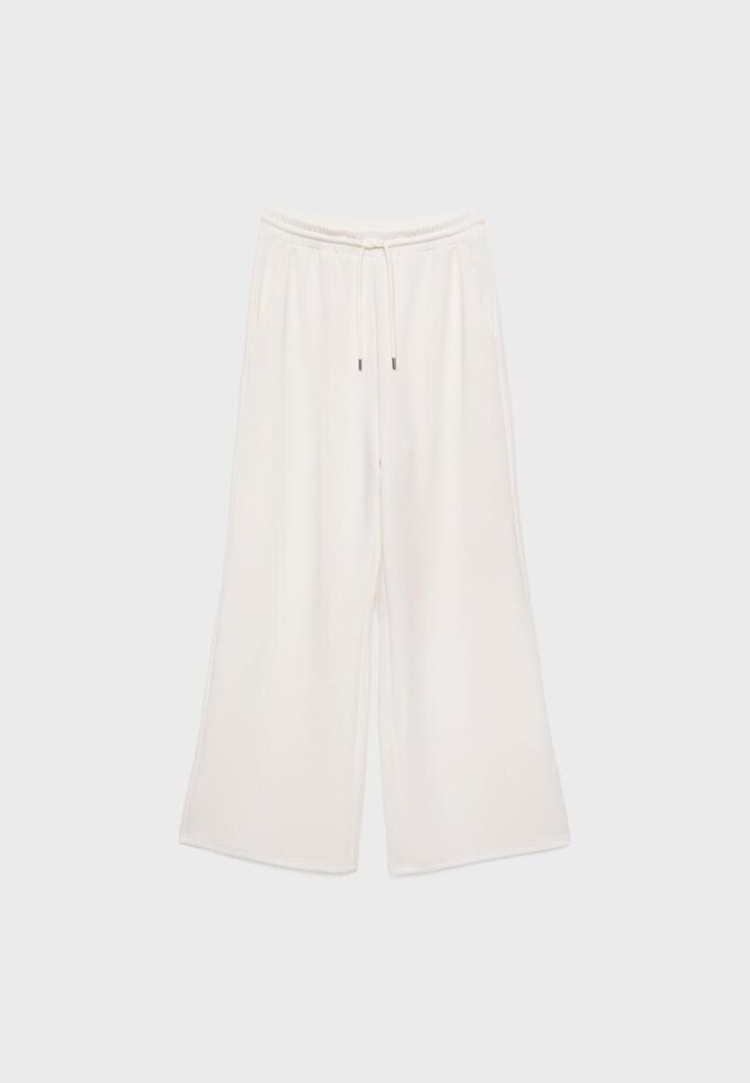 Pantalones jogger palazzo de tacto suave Pantalones jogger palazzo de tacto suave