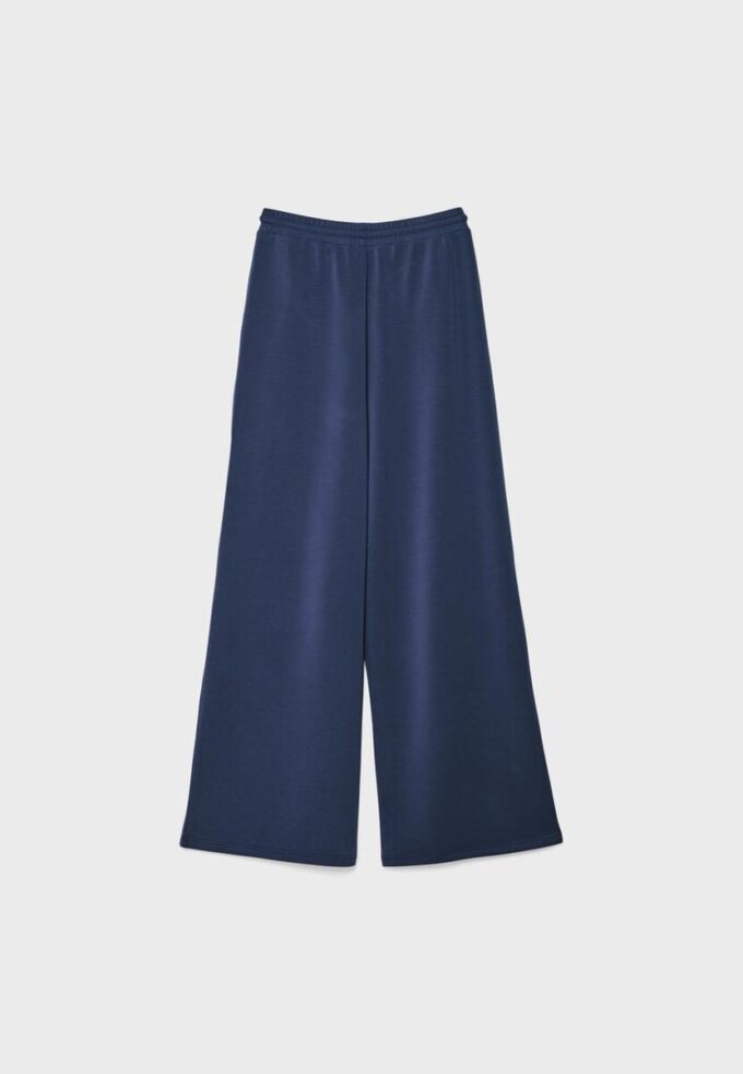 Pantalones jogger palazzo de tacto suave Pantalones jogger palazzo de tacto suave