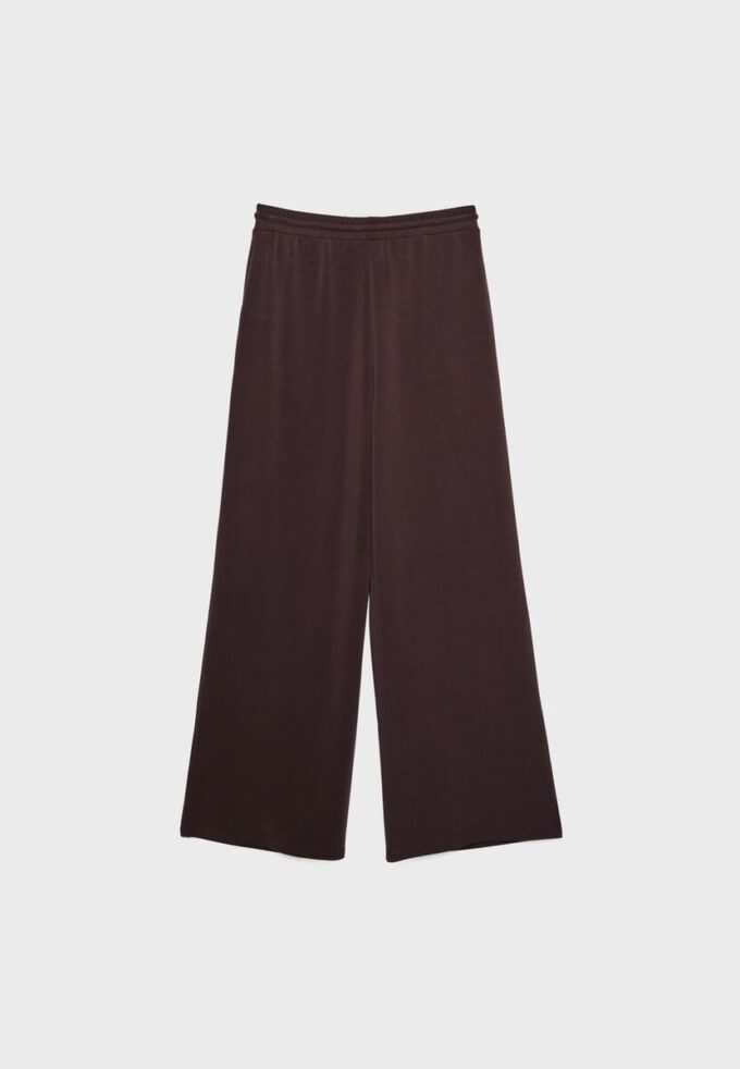 Pantalones jogger palazzo de tacto suave Pantalones jogger palazzo de tacto suave