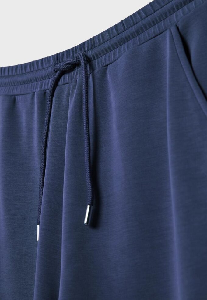 Pantalones jogger palazzo de tacto suave Pantalones jogger palazzo de tacto suave