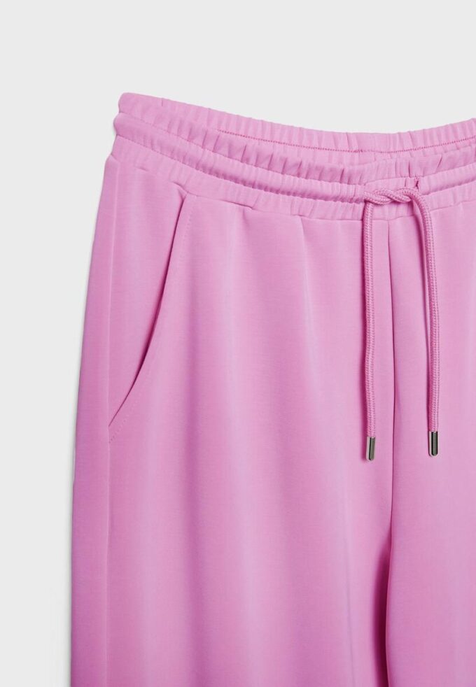 Pantalones jogger palazzo de tacto suave Pantalones jogger palazzo de tacto suave