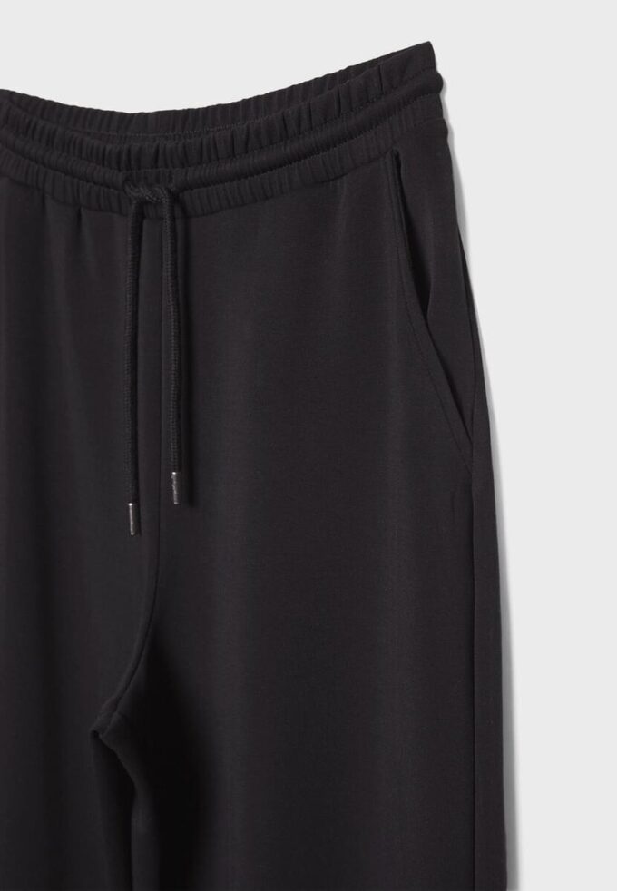 Pantalones jogger palazzo de tacto suave Pantalones jogger palazzo de tacto suave