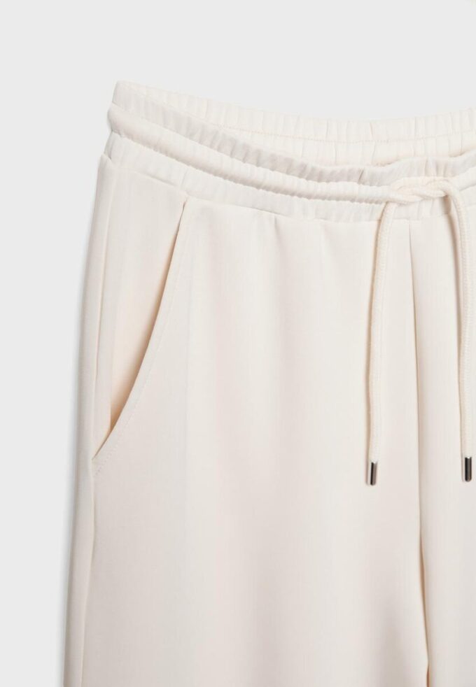 Pantalones jogger palazzo de tacto suave Pantalones jogger palazzo de tacto suave