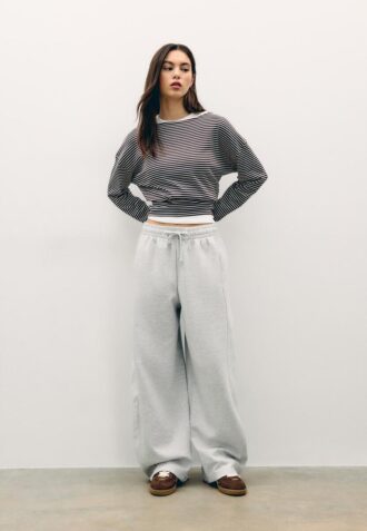 Pantalones jogger superancho