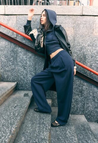 Pantalones jogger superancho