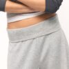 Pantalones jogger tipo globo de tacto suave con cintura remangada Pantalones jogger tipo globo de tacto suave con cintura remangada