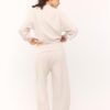 Pantalones jogger tipo globo de tacto suave con cintura remangada Pantalones jogger tipo globo de tacto suave con cintura remangada