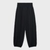 Pantalones jogger tipo globo de tacto suave con cintura remangada Pantalones jogger tipo globo de tacto suave con cintura remangada