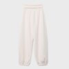Pantalones jogger tipo globo de tacto suave con cintura remangada Pantalones jogger tipo globo de tacto suave con cintura remangada