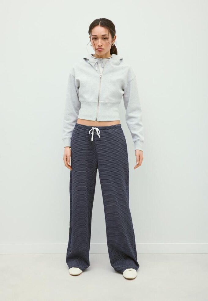 Pantalones jogger Wide Leg a rayas Pantalones jogger Wide Leg a rayas