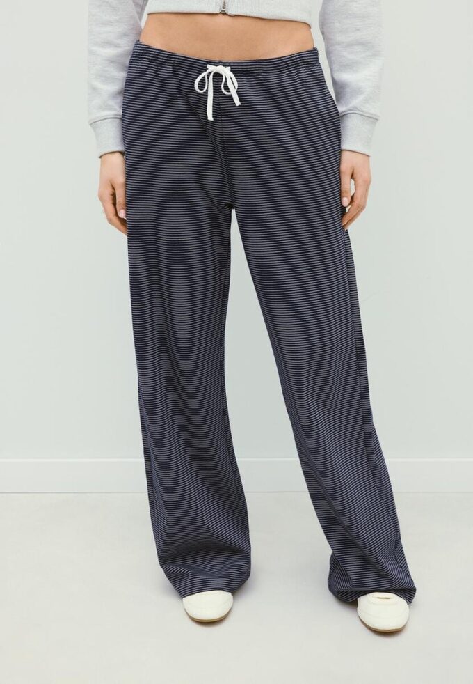 Pantalones jogger Wide Leg a rayas Pantalones jogger Wide Leg a rayas