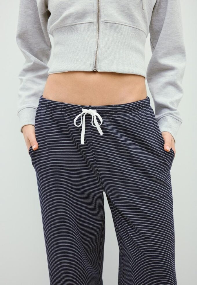 Pantalones jogger Wide Leg a rayas Pantalones jogger Wide Leg a rayas