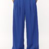 Pantalones joggers palazzo con cintura elástica de tacto suave Pantalones joggers palazzo con cintura elástica de tacto suave
