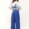 Pantalones joggers palazzo con cintura elástica de tacto suave Pantalones joggers palazzo con cintura elástica de tacto suave