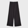 Pantalones joggers palazzo con cintura elástica de tacto suave Pantalones joggers palazzo con cintura elástica de tacto suave