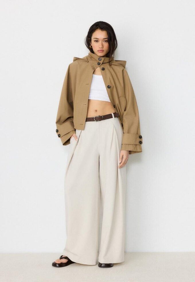 Pantalones Maxi-Dart con cinturón Pantalones Maxi-Dart con cinturón