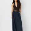 Pantalones Maxi-Dart con cinturón Pantalones Maxi-Dart con cinturón