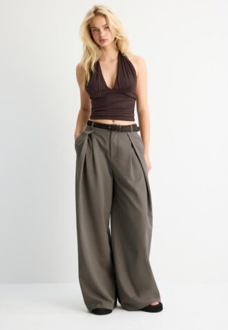 Pantalones Maxi-Dart con cinturón