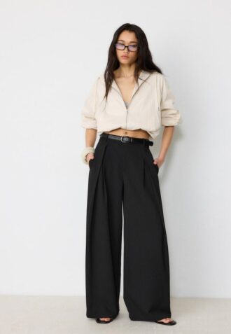 Pantalones Maxi-Dart con cinturón
