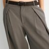 Pantalones Maxi-Dart con cinturón Pantalones Maxi-Dart con cinturón
