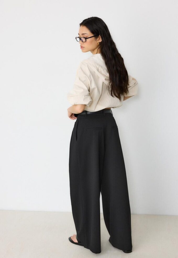 Pantalones Maxi-Dart con cinturón Pantalones Maxi-Dart con cinturón