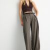 Pantalones Maxi-Dart con cinturón Pantalones Maxi-Dart con cinturón