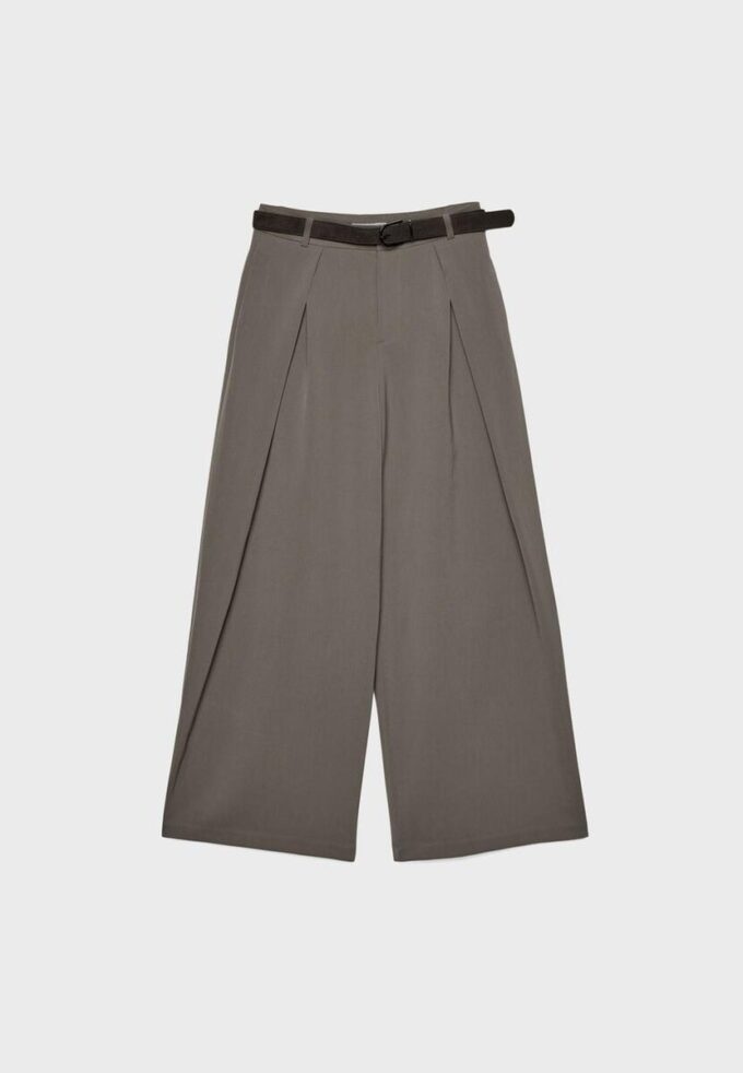 Pantalones Maxi-Dart con cinturón Pantalones Maxi-Dart con cinturón