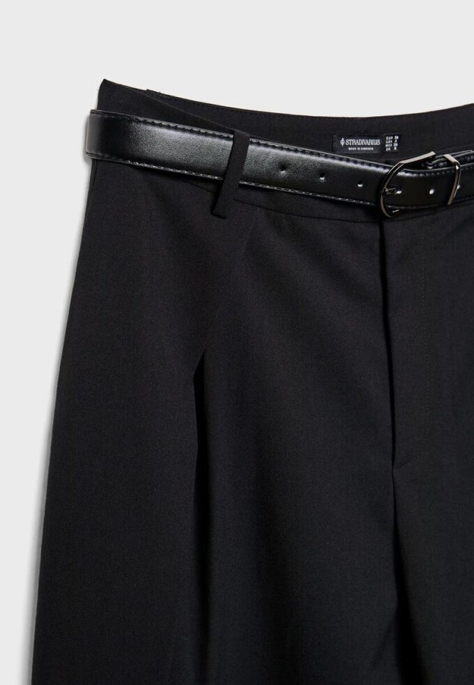 Pantalones Maxi-Dart con cinturón Pantalones Maxi-Dart con cinturón
